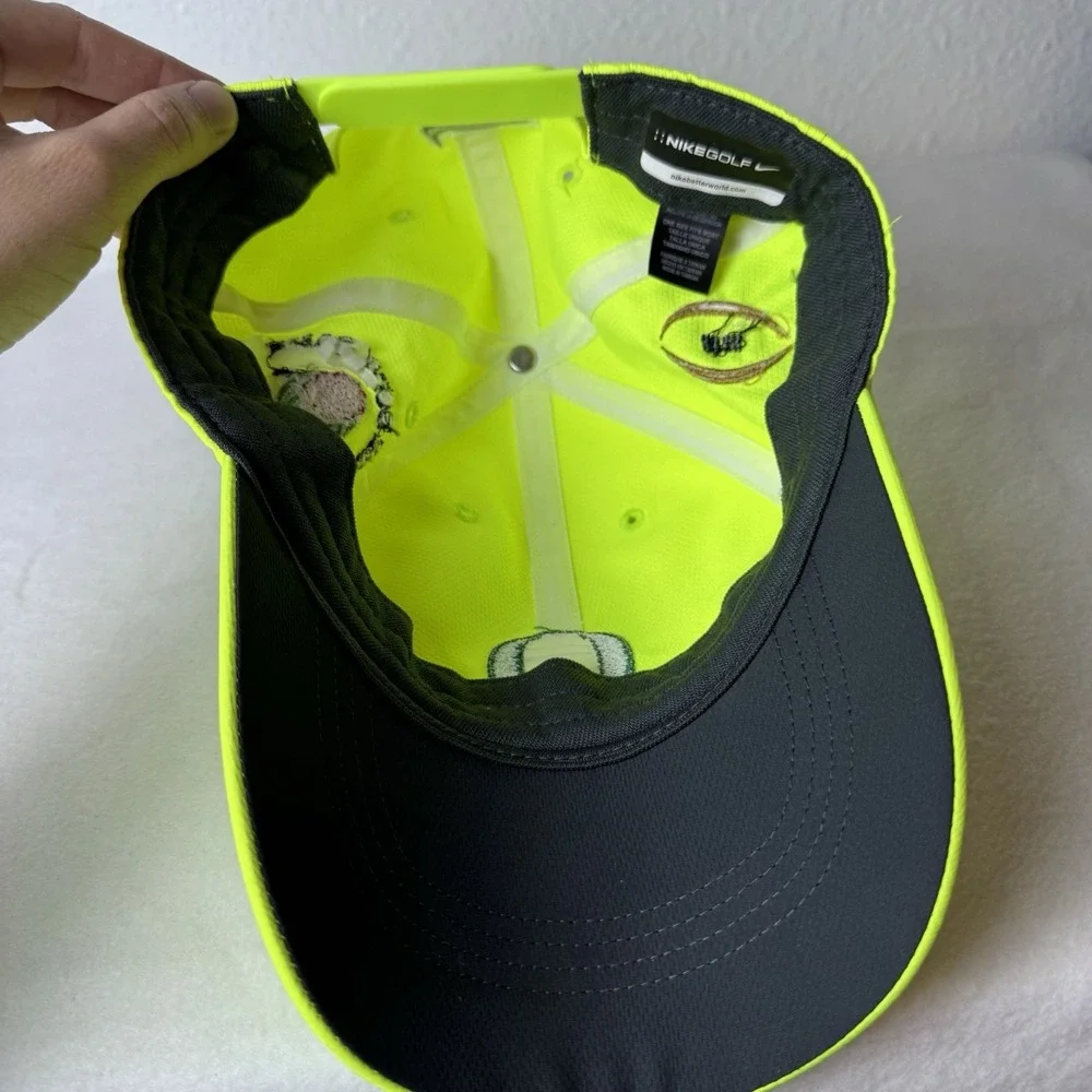 Nike Golf Oregon Ducks Rose Bowl Game‎ Hat Neon Yellow Green SnapBack Cap